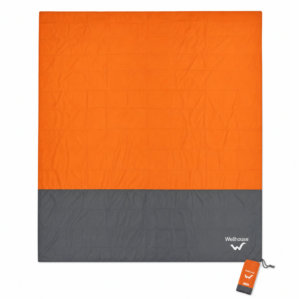 Lona Impermeable Ultraligera para Suelo de Tienda 200x210cm con Bolsa - Esterilla de Picnic y Playa para Camping y Senderismo