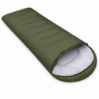 Saco de dormir ultraligero impermeable tipo sobre para camping – 4 estaciones