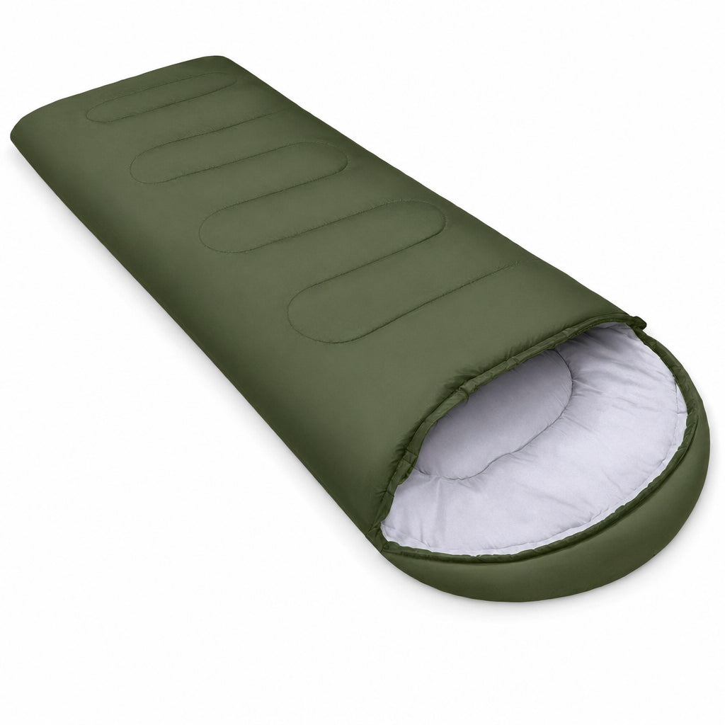 Saco de dormir ultraligero impermeable tipo sobre para camping – 4 estaciones