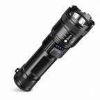 Linterna LED Potente de 2000LM con Pantalla, Recargable USB, Zoom y Modos para Camping, Pesca y Emergencias