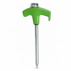 Estacas de Tornillo 20 cm para Tienda de Campaña, Anclaje Resistente para Exteriores (8 Piezas)
