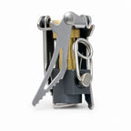 Hornillo de gas portátil para camping plegable, mini estufa de supervivencia para picnic y excursiones