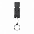 Silbato Portátil 180 dB Aleación de Aluminio Doble Tubo Emergencia SOS Herramienta de Supervivencia para Camping al Aire Libre