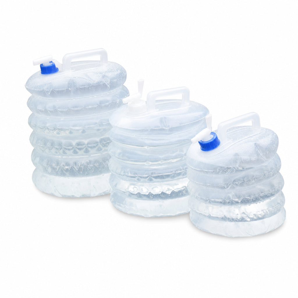 Cubo plegable para exteriores 3L/5L/8L/10L/15L – Bolsa de agua portátil para camping y supervivencia