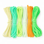 Cuerda Luminosa Paracord 9 Hilos 4mm Nylon 550 para Tienda de Campaña, Supervivencia y Camping